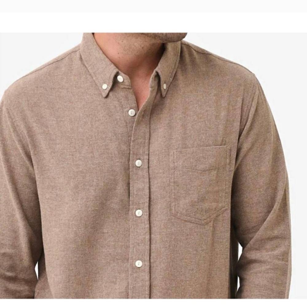 NEW RAILS runson button down shirt in cumin NWT - image 8